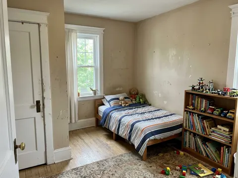 Photo of the second bedroom sent by the homeowner